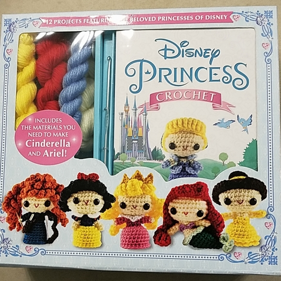 disney princess crochet cinderella head